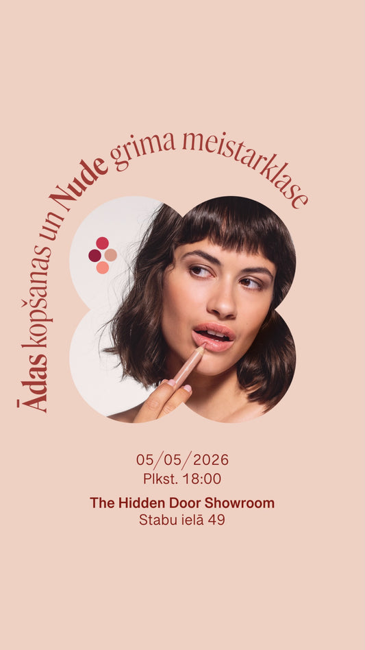 Ādas kopšanas un nude grima meistarklase 5. maijā!